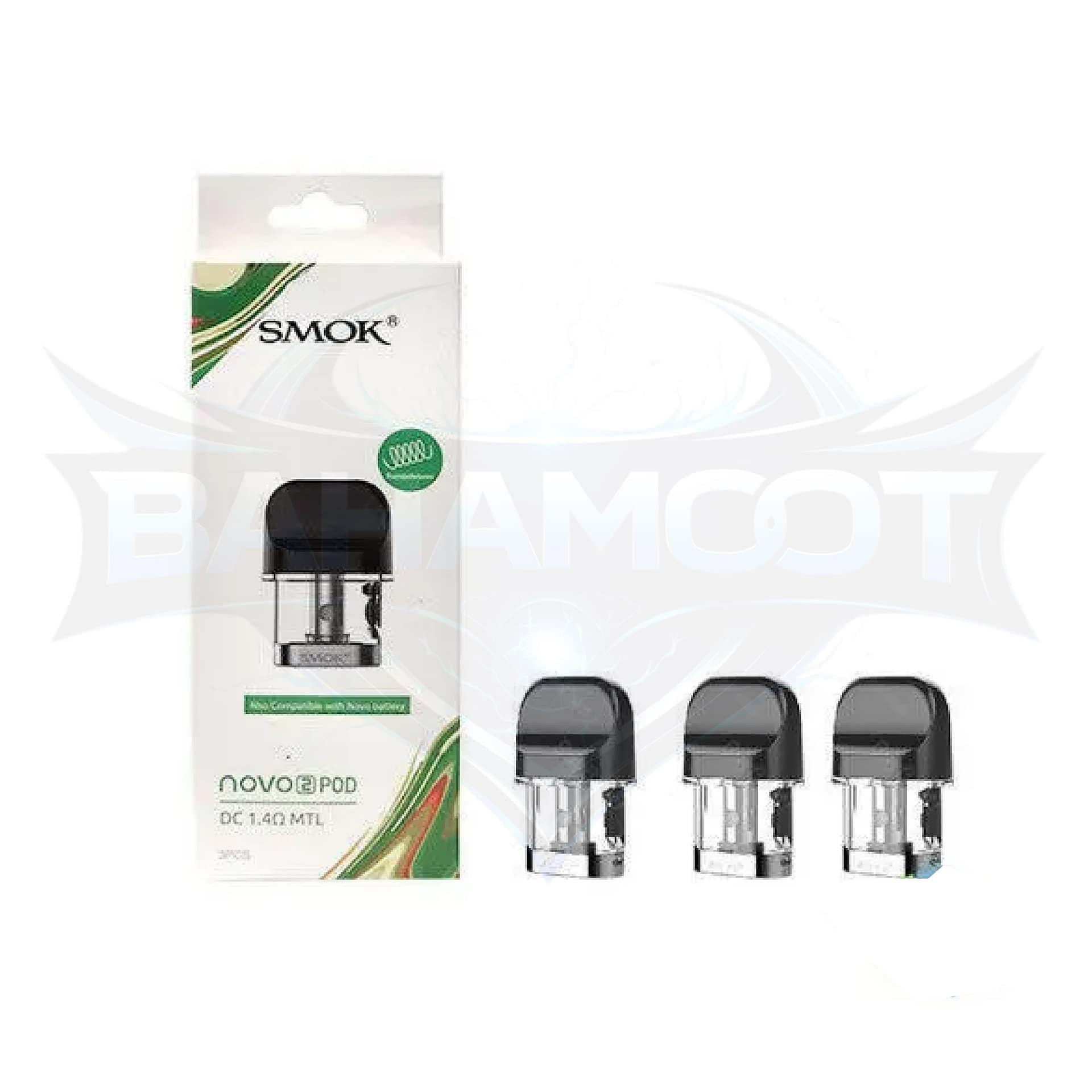 SMOK Novo 2 Refillable 1.8ML / 2ML Replacement Pods - Pack Of 3